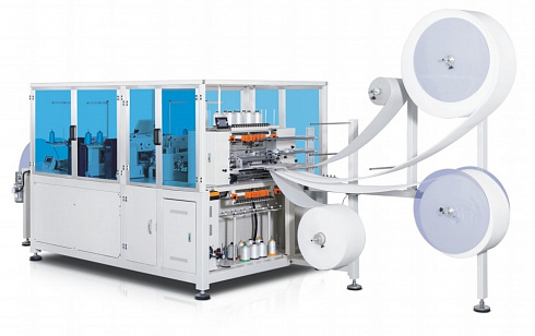 Бурлетная машина для борта матраса КH-DK104+KH-ZX1 Бурлетная машина для борта матраса КH-DK104+KH-ZX1