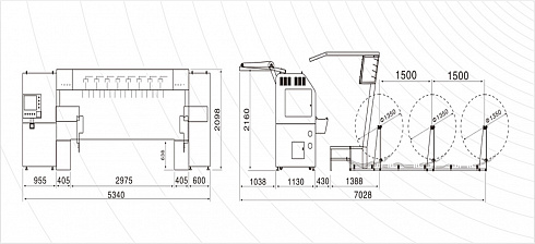 Автоматическая много игольная стегальная машина HC-3500