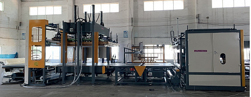 MAX-FCR Автоматическая линия для прессования и скрутки поролона