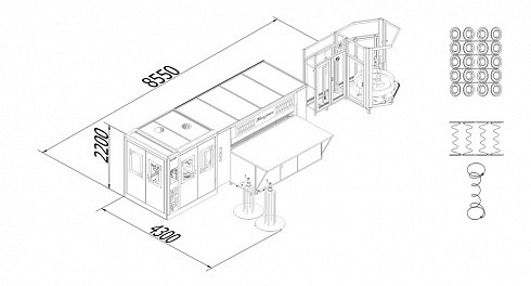 Автоматическая линия Боннель SX-120T/SX-100T/SX-90