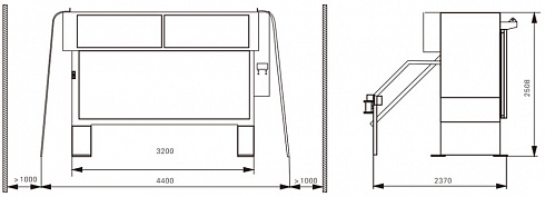 Панель для автоматической нарезки стеганного полотна HC-QG-E